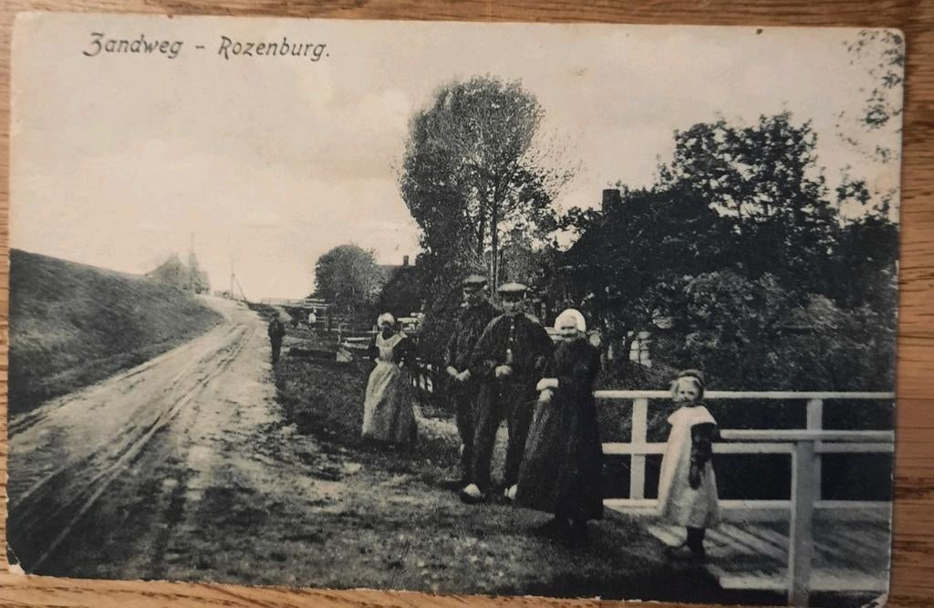 Rozenburg, Zandweg, Verzamelen, Ophalen of Verzenden, Voor 1920, Gelopen, Zuid-Holland