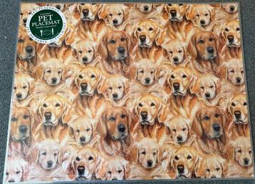 3x Placemat Golden Retrievers 55x42cm beschikbaar voor biedingen
