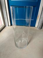 Glazen vaas 60 cm hoog 25 cm breed, Ophalen, Gebruikt, Overige kleuren, 50 tot 75 cm