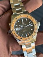 Tag Heuer Aquaracer 43mm Steel/18K Rose (WAJ2150) Mint!, Staal, Gebruikt, Staal, Polshorloge