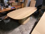 Deense ovale eiken tafel 250x100 showroom model hoge korting, Huis en Inrichting, Ophalen, 100 tot 150 cm, Eikenhout, Vijf personen of meer