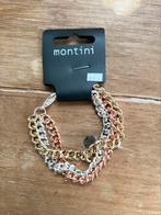 Montini 2 armbanden + ring + oorbellen, One Size, Sieraden, Tassen en Uiterlijk, Ophalen of Verzenden, Nieuw, Zilver, Overige materialen