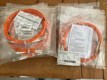 Partij 25x Glasvezel patchkabels Multi Mode SR 2M-5M oranje beschikbaar voor biedingen