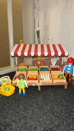 Playmobil marktkraam met groente en fruit 6121, Ophalen, Zo goed als nieuw, Complete set