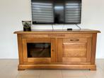 Eiken hout tv kast, Ophalen, 100 tot 150 cm, Zo goed als nieuw, Minder dan 100 cm