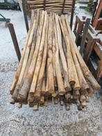 Kastanje houten palen boom palen 210 lang 5/7 diameter, Nieuw, Ophalen of Verzenden, Palen