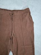 Bruine suède damesbroek, pantalon maat L, Bruin, Maat 42/44 (L), Ophalen of Verzenden, Zo goed als nieuw