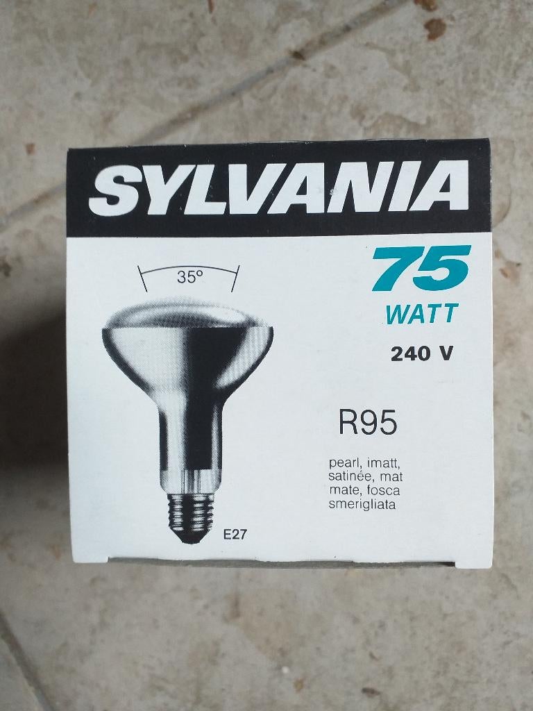 Sylvania Spots 75 watt Gloeilampen., Ophalen of Verzenden, Nieuw, Glas, Plafondspot of Wandspot