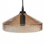Glazen retro hanglamp, Huis en Inrichting, Lampen | Hanglampen, Ophalen, Zo goed als nieuw, Minder dan 50 cm, Retro