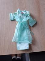 Vintage 1995 Barbie  #14289  Mint Green Nightie Robe Mattel, Verzamelen, Ophalen of Verzenden, Gebruikt, Kleertjes