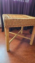 rotan bijzet tafel, 45 tot 60 cm, Overige materialen, Minder dan 55 cm, Vierkant