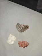 Mineralen Collectie - Muskoviet, Kwarts, Aragoniet, Verzamelen, Mineralen en Fossielen, Ophalen, Mineraal