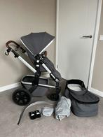 Complete Joolz Day 2 grijs cognac kinderwagen, Kinderen en Baby's, Kinderwagens en Combinaties, Ophalen, Zo goed als nieuw, Overige merken