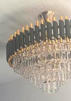 Mooie goud-zwarte kroonluchter, Ophalen of Verzenden, Zo goed als nieuw, Goud, Dame