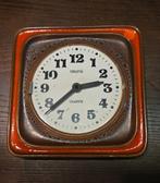 Wandklok West-Duits aardewerk Velona, Antiek en Kunst, Antiek | Klokken, Ophalen of Verzenden