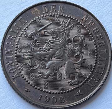 2,5 cent 1906 prachtstuk beschikbaar voor biedingen
