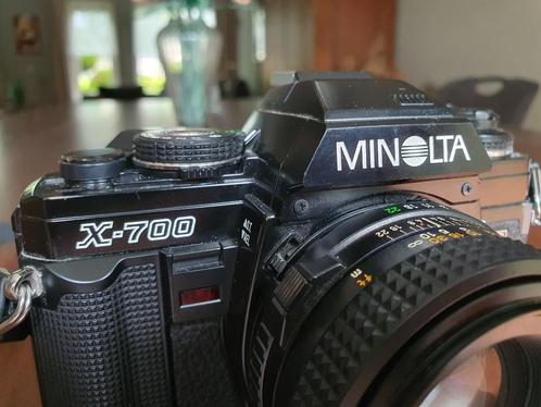 Nieuwstaat Minolta X-700 + MD 50mm 1.7, Audio, Tv en Foto, Fotocamera's Analoog, Zo goed als nieuw, Spiegelreflex, Minolta, Ophalen of Verzenden