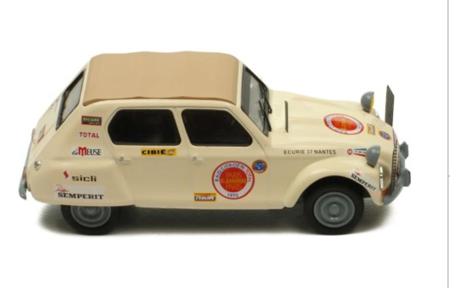 CITROEN DYANE 1970 RALLYE PARIS KABOUL 1/43 IXO ref. RAC2878, Ophalen of Verzenden, Nieuw, Auto, Overige merken
