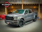 Dodge Ram 1500 5.7 V8 4x4 Laramie Night, Luchtvering, 360 gr, Auto's, Zilver of Grijs, 401 pk, Cruise Control, Gebruikt