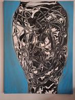 Abstract Acryl Schilderij op Canvas, Antiek en Kunst, Kunst | Schilderijen | Abstract, Ophalen of Verzenden