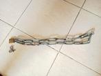 Metalen Ketting met ABUS Hangslot en Sleutels, Ophalen of Verzenden, Gebruikt