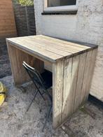 Houten buiten tafel, Tuin en Terras, Ophalen, Gebruikt, Rechthoekig, Hout