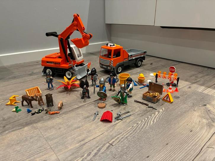 Playmobil Grondverzet, Fantasie & Dieren - Veel Accessoires!, Kinderen en Baby's, Speelgoed | Playmobil, Zo goed als nieuw, Los playmobil