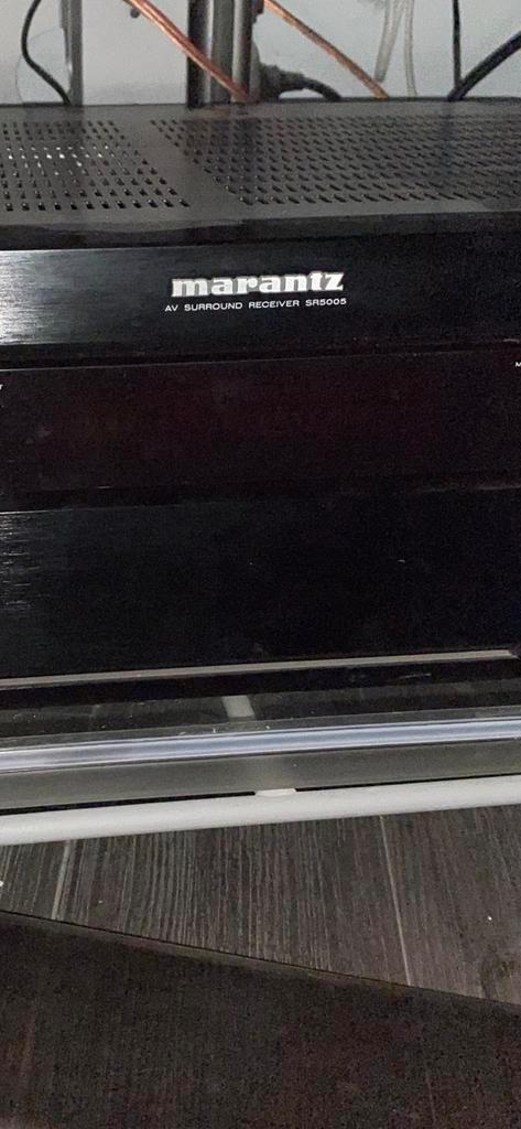 Marantz SR5005 Receiver incl afstandsbed. + 5 luidsprekers, Audio, Tv en Foto, Versterkers en Receivers, Gebruikt, 7.1, Marantz