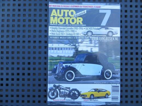 Auto Motor Klassiek 7 2023 Matra Bagheera, tips Corvette C4, Boeken, Auto's | Folders en Tijdschriften, Nieuw, Algemeen, Ophalen of Verzenden