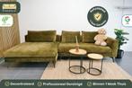Moderne Lounge Bank Groen DYYK [Refurbished], 250 tot 300 cm, -, -, Hoekbank