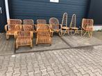 Retro bamboe rotan rattan stoel €85 p/s tuin lounge vintage, Ophalen of Verzenden, Huis en Inrichting