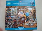 Gibson puzzel 1000 st. Grandad's workshop, Hobby en Vrije tijd, Denksport en Puzzels, Ophalen of Verzenden, Zo goed als nieuw