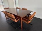 Eettafel met 6x stoelen, Ophalen, 200 cm of meer, 50 tot 100 cm, Zo goed als nieuw