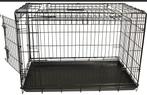 Hondenbench zwart met handige schuifdeur 91x56x63, Ophalen, Zo goed als nieuw