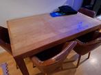 Eikenhouten keukentafel 160x90, Huis en Inrichting, Tafels | Eettafels, Ophalen, Gebruikt, Eikenhout, 50 tot 100 cm