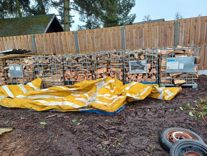 Hard/zacht droog brandhout tekoop, Tuin en Terras, Haardhout, Minder dan 3 m³, Ophalen of Verzenden