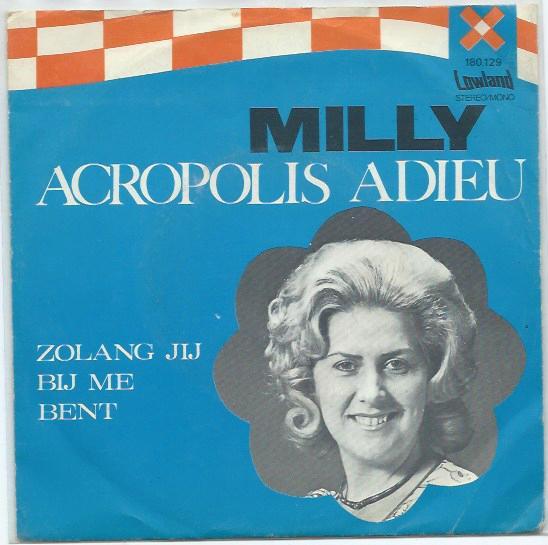 Milly- Acropolis Adieu, Cd's en Dvd's, Vinyl Singles, Zo goed als nieuw, Pop, 7 inch, Verzenden