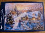 Bluebird legpuzzel Christmas Cottage, 2000 stukjes, Hobby en Vrije tijd, Denksport en Puzzels, Ophalen of Verzenden, Meer dan 1500 stukjes