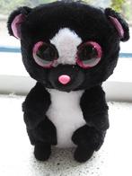 Stinkdier beer FLORA merk TY Beanie Boo zwart wit velours, Ophalen of Verzenden, Zo goed als nieuw, Beer