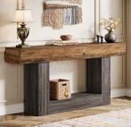 Boerderijstijl Consoletafel / Wandtafel - Tweelaagse Tafel, Huis en Inrichting, Tafels | Sidetables, Verzenden, Nieuw