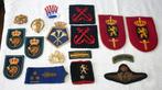 Diverse vintage militaire patches meest Belgisch, Ophalen of Verzenden, Landmacht, Overige gebieden, Embleem of Badge