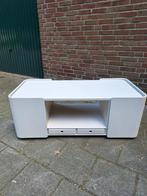 Witte design salontafel/TVmeubel, Ophalen, 100 tot 150 cm, Design, 50 tot 100 cm