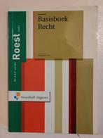 Basisboek Recht OAP van der Roest 13e  druk, Ophalen of Verzenden, Zo goed als nieuw