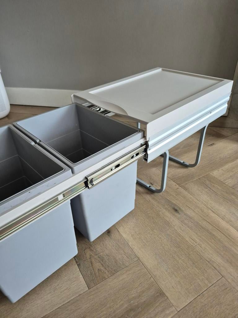 Hailo Tandem inbouw afvalemmer, Ophalen, Overige typen, Minder dan 40 cm, Nieuw