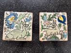 2x antieke Perzische wandtegel, Antiek en Kunst, Ophalen of Verzenden