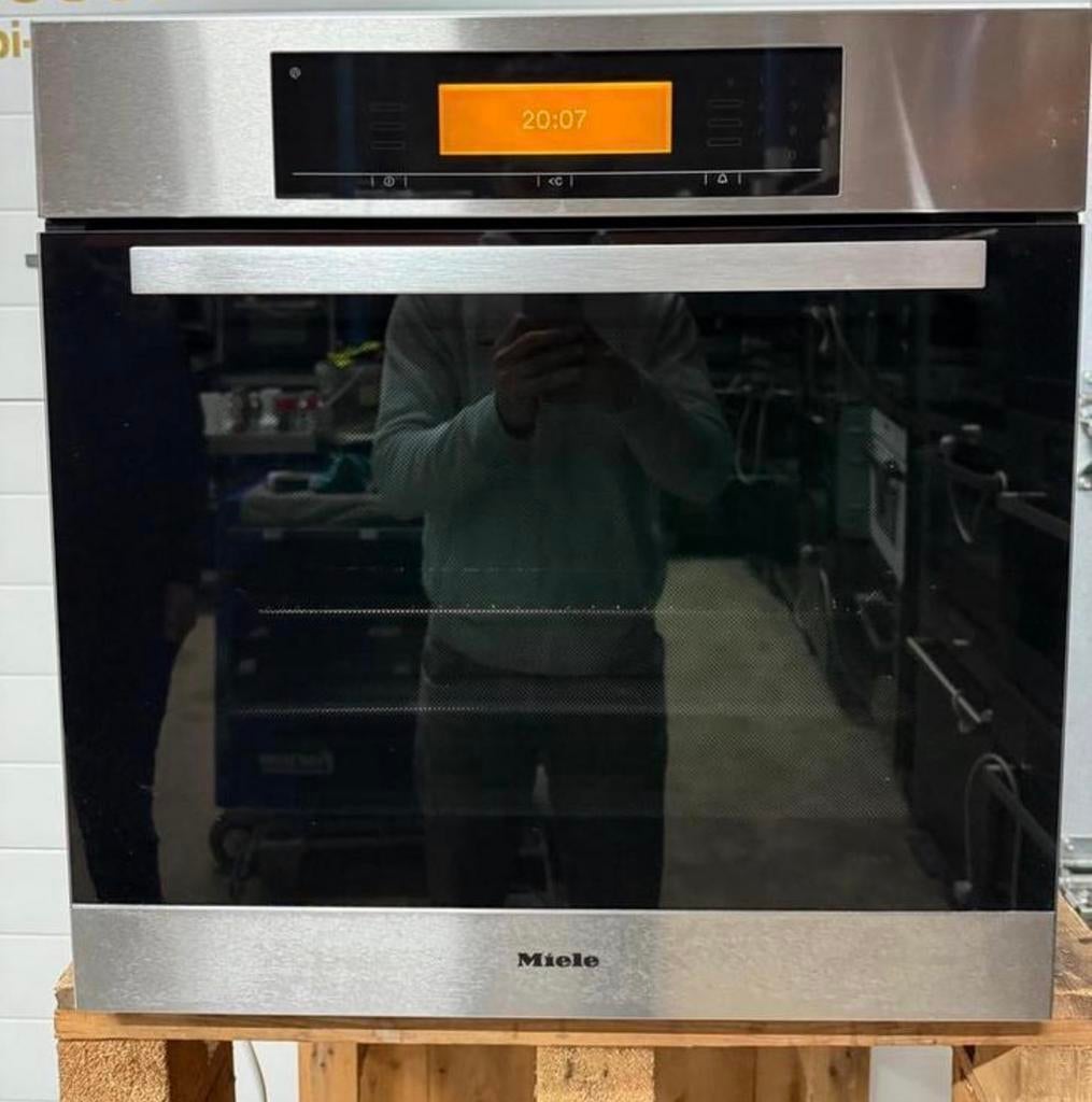 Miele Inbouw Oven 60 cm- topstaat!, 45 tot 60 cm, Gebruikt, Oven, Hete lucht