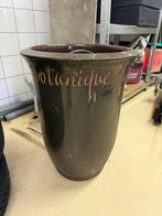 Botanique Bloempot - Aardewerk, Tuin en Terras, Bloempotten, Ophalen, Gebruikt, 40 cm of meer, Rond