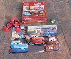 Pakket spullen van Disney Pixar Cars, Kinderen en Baby's, Speelgoed | Kinderpuzzels, 10 tot 50 stukjes, Gebruikt, Ophalen of Verzenden
