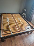 2x Auping ombouw & elektrisch verstelbare lattenbodem, Huis en Inrichting, Slaapkamer | Bedden, Ophalen, Verstelbaar, 90 cm, Eenpersoons