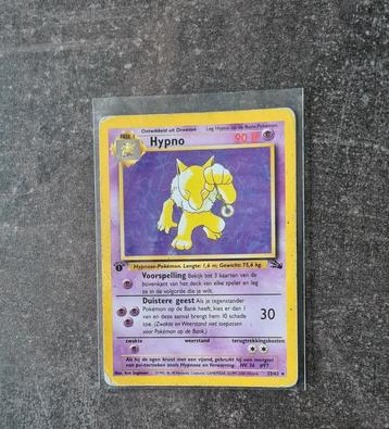 Hypno 1st Edition Holo Rare Fossil Set 8/62 beschikbaar voor biedingen